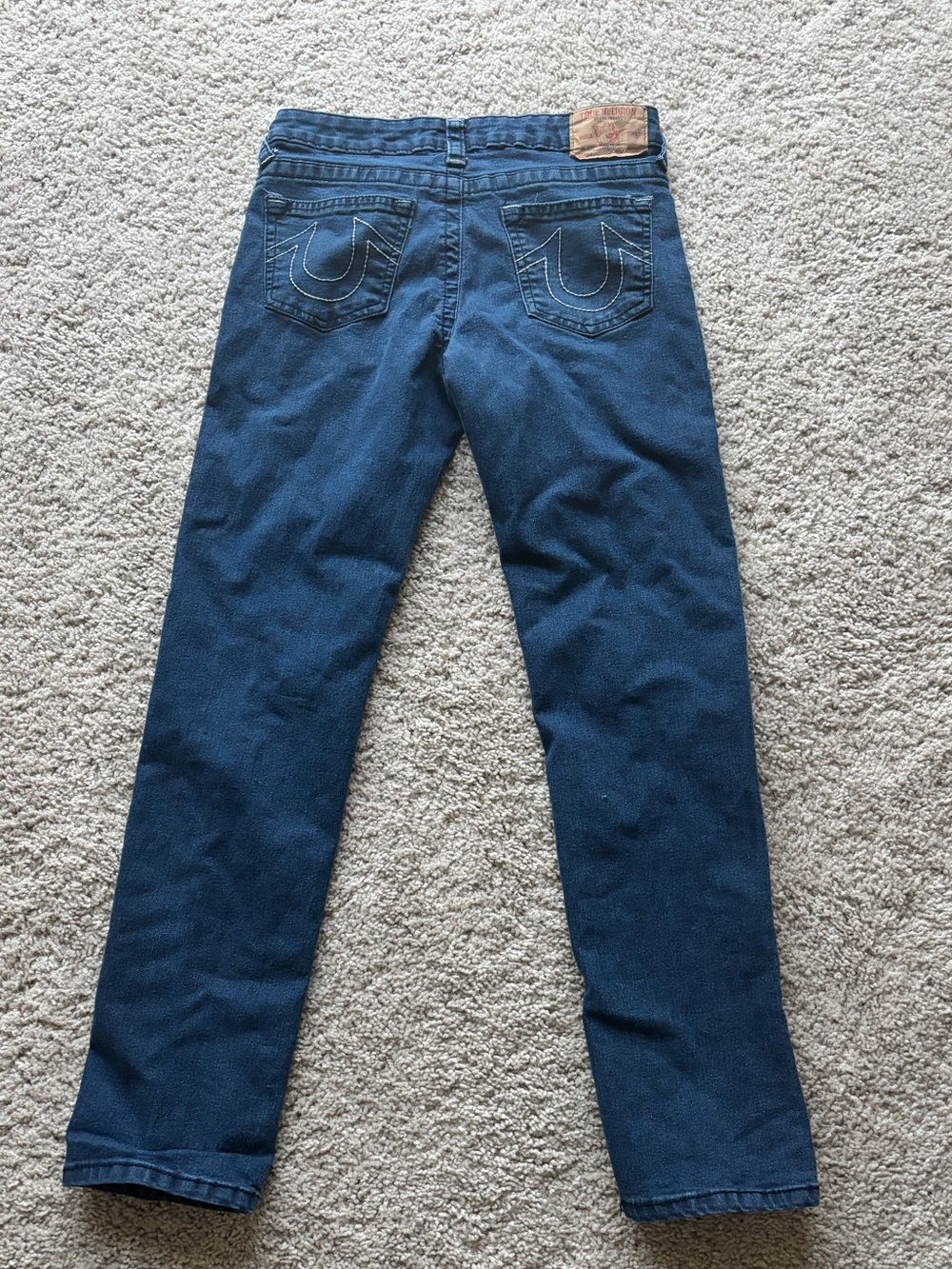 True Religion Dark Blue Slim Straight Jeans